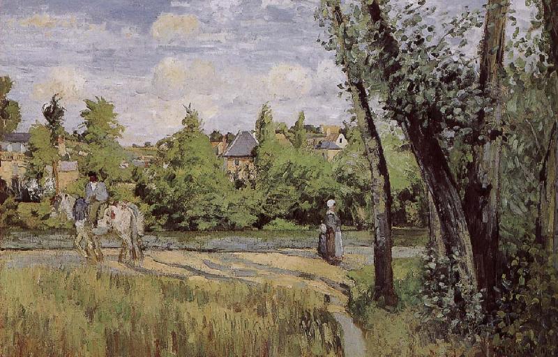 Camille Pissarro Multi pont de-sac under the sun Schwarz